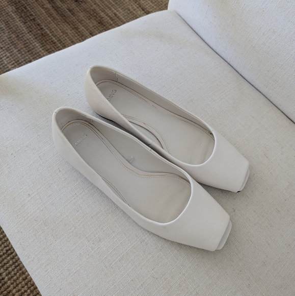 MANGO Open-toe Leather Shoes - Picture 9 of 10